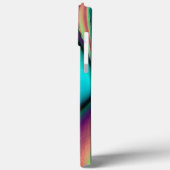Futuristische Abstracte 3D Metallic Rainbow Art Case-Mate iPhone Case (Achterkant / Links)