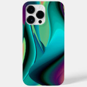 Futuristische Abstracte 3D Metallic Rainbow Art Case-Mate iPhone Case (Achterkant)