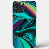 Futuristische Abstracte 3D Metallic Rainbow Art Case-Mate iPhone Case (Achterkant)