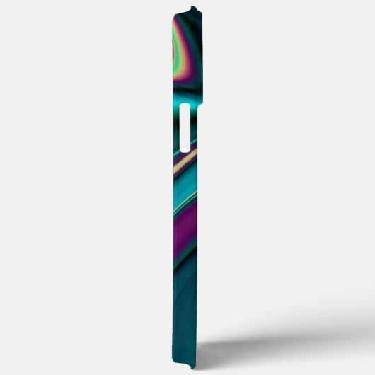 Futuristische Abstracte 3D Metallic Rainbow Art Case-Mate iPhone Case (Achterkant / Rechts)