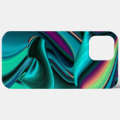 Futuristische Abstracte 3D Metallic Rainbow Art Case-Mate iPhone Case (Achterkant (horizontaal))