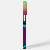 Futuristische Abstracte 3D Metallic Rainbow Art Case-Mate iPhone Case (Achterkant / Rechts)