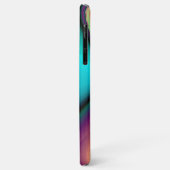 Futuristische Abstracte 3D Metallic Rainbow Art Case-Mate iPhone Case (Achterkant/links)