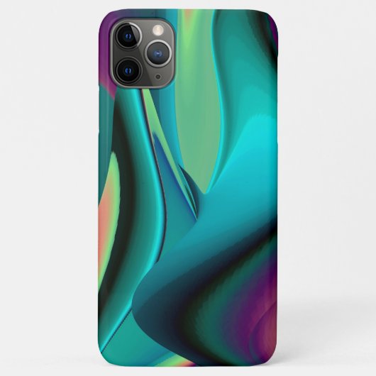 Futuristische Abstracte 3D Metallic Rainbow Art Case-Mate iPhone Case (Achterkant)