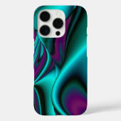 Futuristische Abstracte 3D Metallic Rainbow Art Case-Mate iPhone Case (Achterkant)