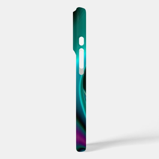 Futuristische Abstracte 3D Metallic Rainbow Art Case-Mate iPhone Case (Achterkant / Links)