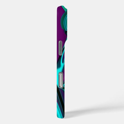 Futuristische Abstracte 3D Metallic Rainbow Art Case-Mate iPhone Case (Achterkant / Rechts)