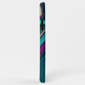 Futuristische Abstracte 3D Metallic Rainbow Art Case-Mate iPhone Case (Achterkant/rechts)