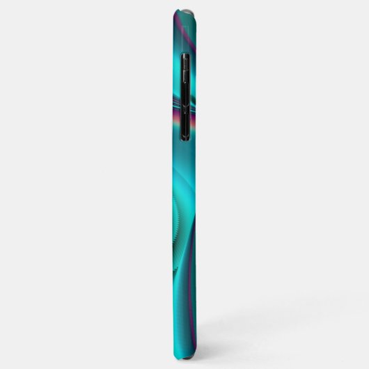 Futuristische Abstracte 3D Metallic Rainbow Art Case-Mate iPhone Case (Achterkant/links)