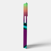 Futuristische Abstracte 3D Metallic Rainbow Art Case-Mate iPhone Case (Achterkant / Rechts)
