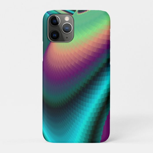 Futuristische Abstracte 3D Metallic Rainbow Art Case-Mate iPhone Case (Achterkant)