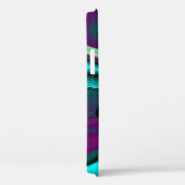 Futuristische Abstracte 3D Metallic Rainbow Art Case-Mate iPhone Case (Achterkant / Rechts)