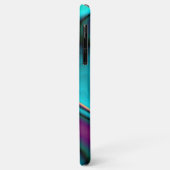 Futuristische Abstracte 3D Metallic Rainbow Art Case-Mate iPhone Case (Achterkant/links)