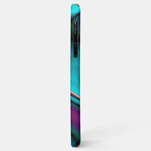 Futuristische Abstracte 3D Metallic Rainbow Art Case-Mate iPhone Case (Achterkant/links)