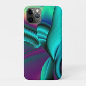 Futuristische Abstracte 3D Metallic Rainbow Art Case-Mate iPhone Case (Achterkant)