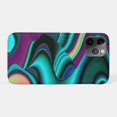 Futuristische Abstracte 3D Metallic Rainbow Art Case-Mate iPhone Case (Achterkant (horizontaal))