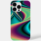 Futuristische Abstracte 3D Metallic Rainbow Art Case-Mate iPhone Case (Achterkant)
