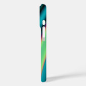 Futuristische Abstracte 3D Metallic Rainbow Art Case-Mate iPhone Case (Achterkant / Links)