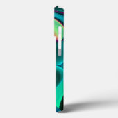 Futuristische Abstracte 3D Metallic Rainbow Art Case-Mate iPhone Case (Achterkant / Links)