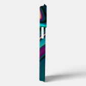 Futuristische Abstracte 3D Metallic Rainbow Art Case-Mate iPhone Case (Achterkant / Rechts)