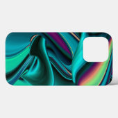 Futuristische Abstracte 3D Metallic Rainbow Art Case-Mate iPhone Case (Achterkant (horizontaal))