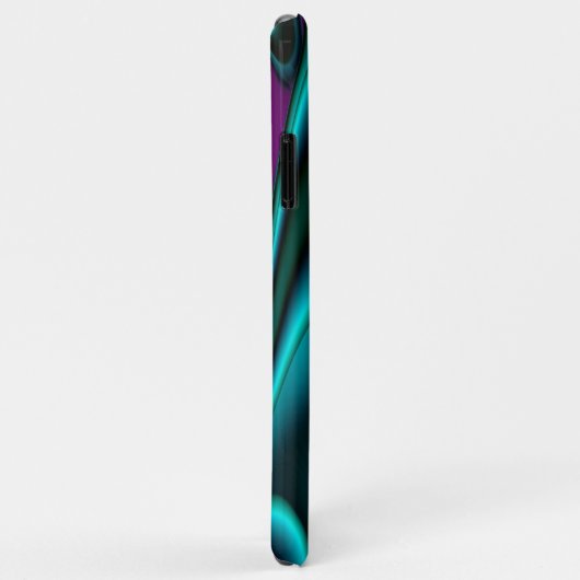 Futuristische Abstracte 3D Metallic Rainbow Art Case-Mate iPhone Case (Achterkant/rechts)