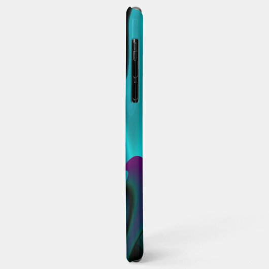 Futuristische Abstracte 3D Metallic Rainbow Art Case-Mate iPhone Case (Achterkant/links)