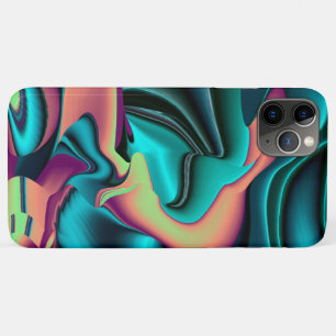 Futuristische Abstracte 3D Metallic Rainbow Art Case-Mate iPhone Case