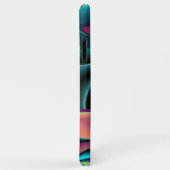Futuristische Abstracte 3D Metallic Rainbow Art Case-Mate iPhone Case (Achterkant/rechts)