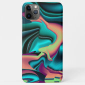 Futuristische Abstracte 3D Metallic Rainbow Art Case-Mate iPhone Case (Achterkant)