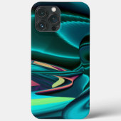 Futuristische Abstracte 3D Metallic Rainbow Art Case-Mate iPhone Case (Achterkant)