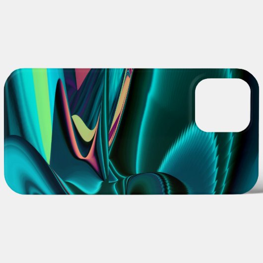 Futuristische Abstracte 3D Metallic Rainbow Art Case-Mate iPhone Case (Achterkant (horizontaal))