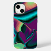 Futuristische Abstracte 3D Metallic Rainbow Art Case-Mate iPhone Case (Achterkant)