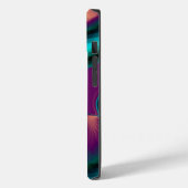 Futuristische Abstracte 3D Metallic Rainbow Art Case-Mate iPhone Case (Achterkant / Links)