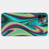 Futuristische Abstracte 3D Metallic Rainbow Art Case-Mate iPhone Case (Achterkant (horizontaal))