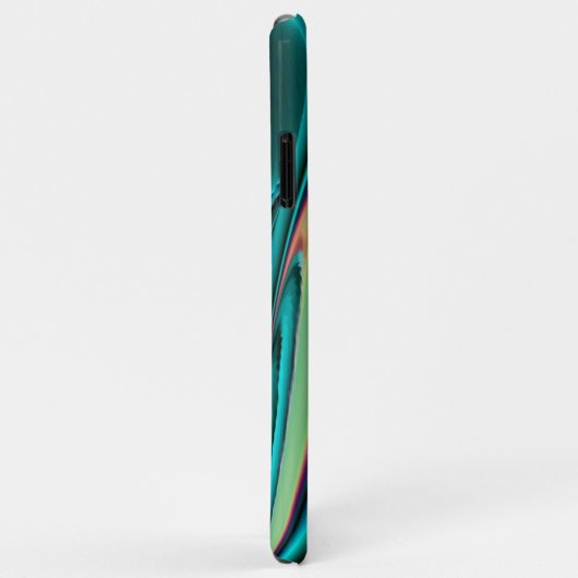 Futuristische Abstracte 3D Metallic Rainbow Art Case-Mate iPhone Case (Achterkant/rechts)