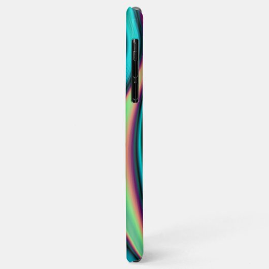Futuristische Abstracte 3D Metallic Rainbow Art Case-Mate iPhone Case (Achterkant/links)