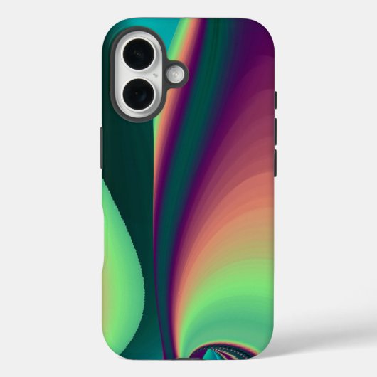 Futuristische Abstracte 3D Metallic Rainbow Art Case-Mate iPhone Case (Achterkant)