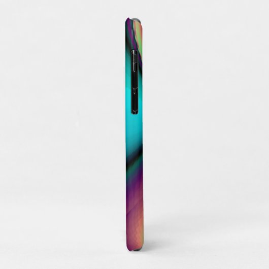 Futuristische Abstracte 3D Metallic Rainbow Art Case-Mate iPhone Case (Achterkant/links)