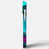 Futuristische Abstracte 3D Metallic Rainbow Art Case-Mate iPhone Case (Achterkant / Links)