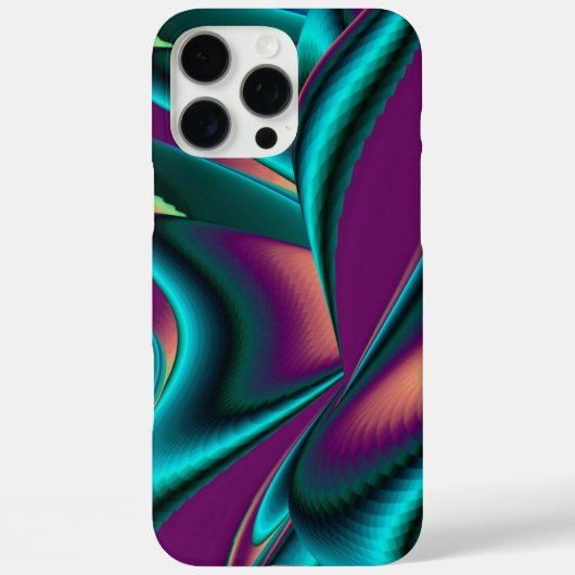 Futuristische Abstracte 3D Metallic Rainbow Art Case-Mate iPhone Case (Achterkant)