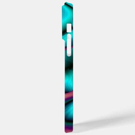 Futuristische Abstracte 3D Metallic Rainbow Art Case-Mate iPhone Case (Achterkant / Links)