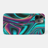 Futuristische Abstracte 3D Metallic Rainbow Art Case-Mate iPhone Case (Achterkant (horizontaal))