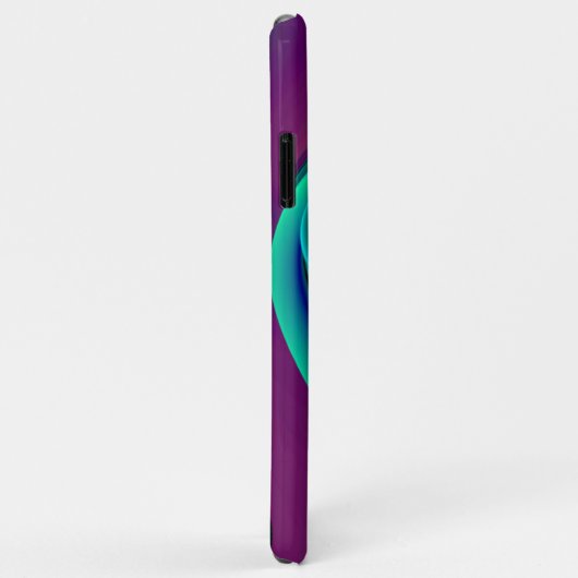 Futuristische Abstracte 3D Metallic Rainbow Art Case-Mate iPhone Case (Achterkant/rechts)