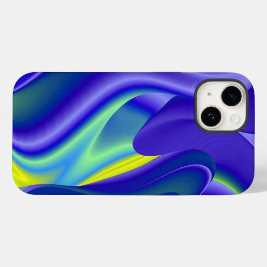 Futuristische, abstracte 3D-Rainbowart Case-Mate iPhone Case (Achterkant (horizontaal))