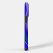Futuristische, abstracte 3D Regenboogkunst iPhone Hoesje (Rechterkant)