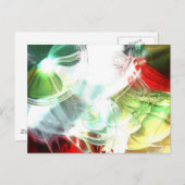 Futuristische Abstracte digitale kunst Briefkaart (Voorkant / Achterkant)