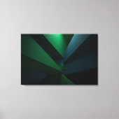 Futuristische Abstracte Geometrie Canvas Afdruk (Voorkant)