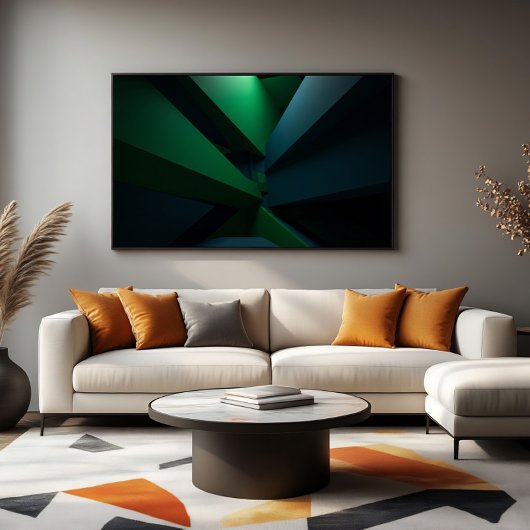 Futuristische Abstracte Geometrie Poster