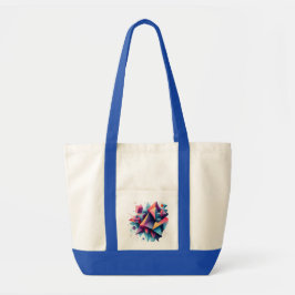 Futuristische Abstracte geometrische vormen met Ne Tote Bag
